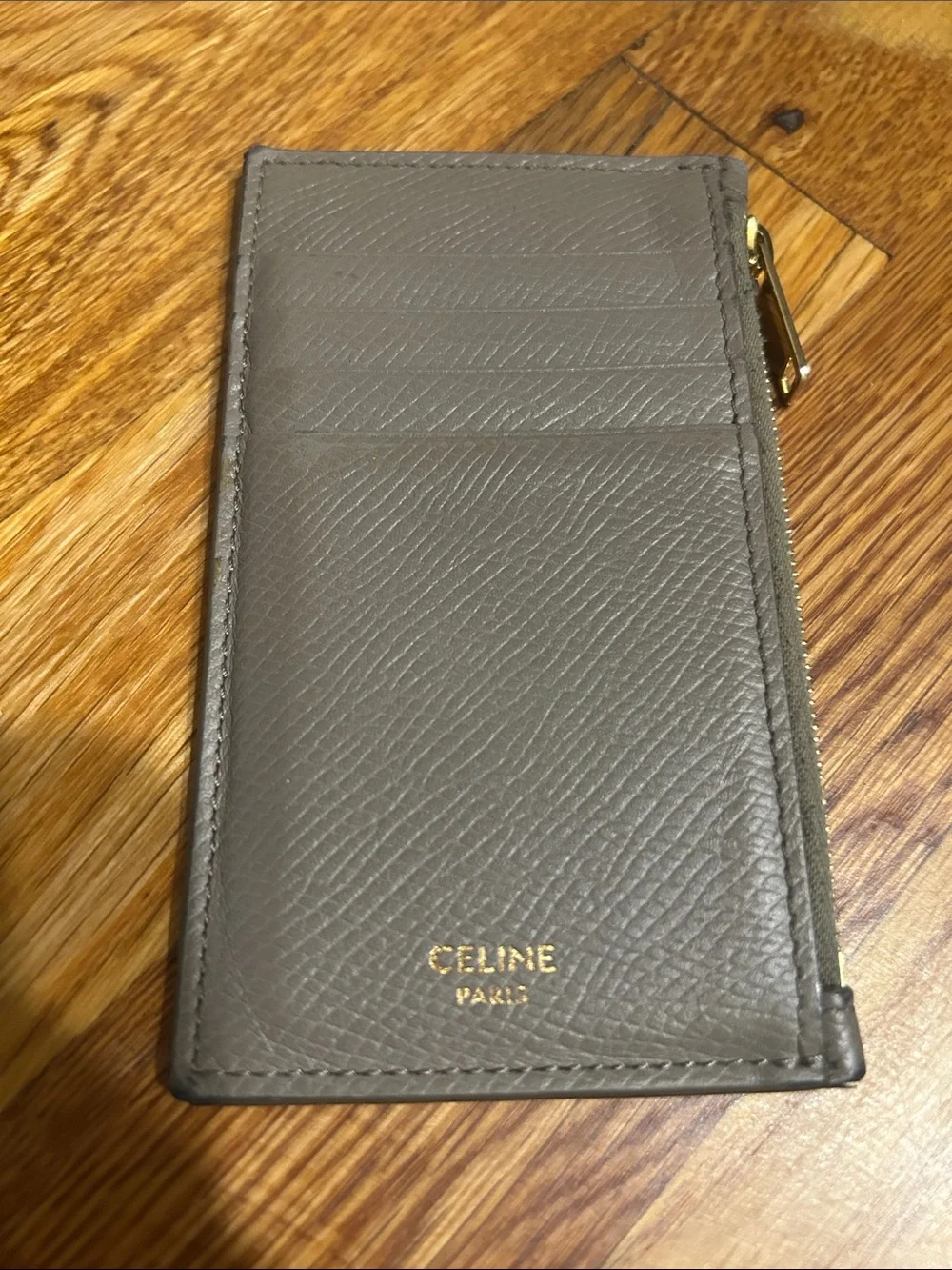 Celine Zipped Compact Card Holder